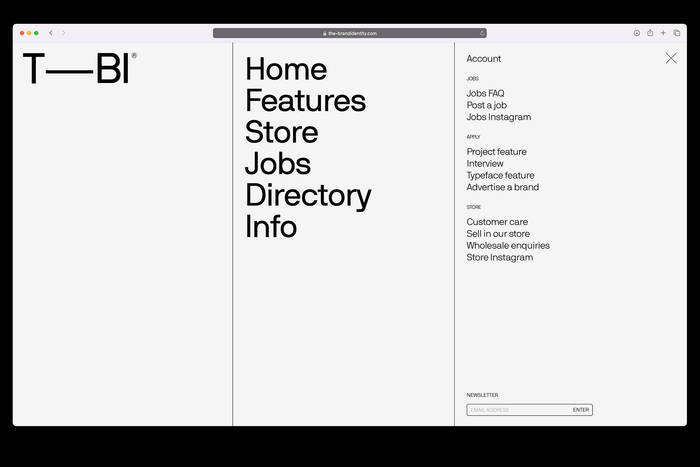 The Brand Identity website 3