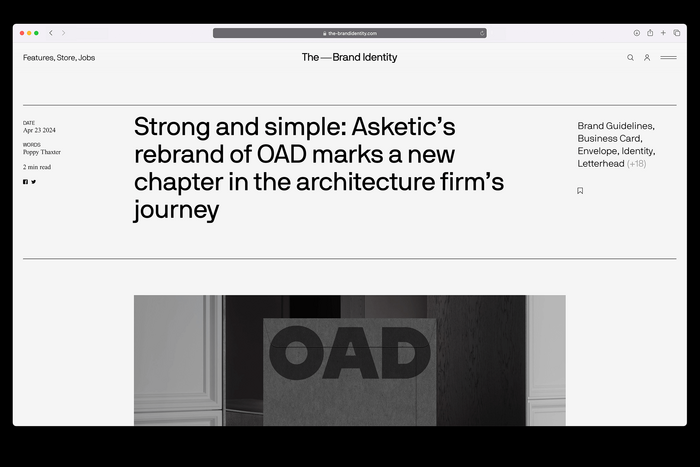 The Brand Identity website 5