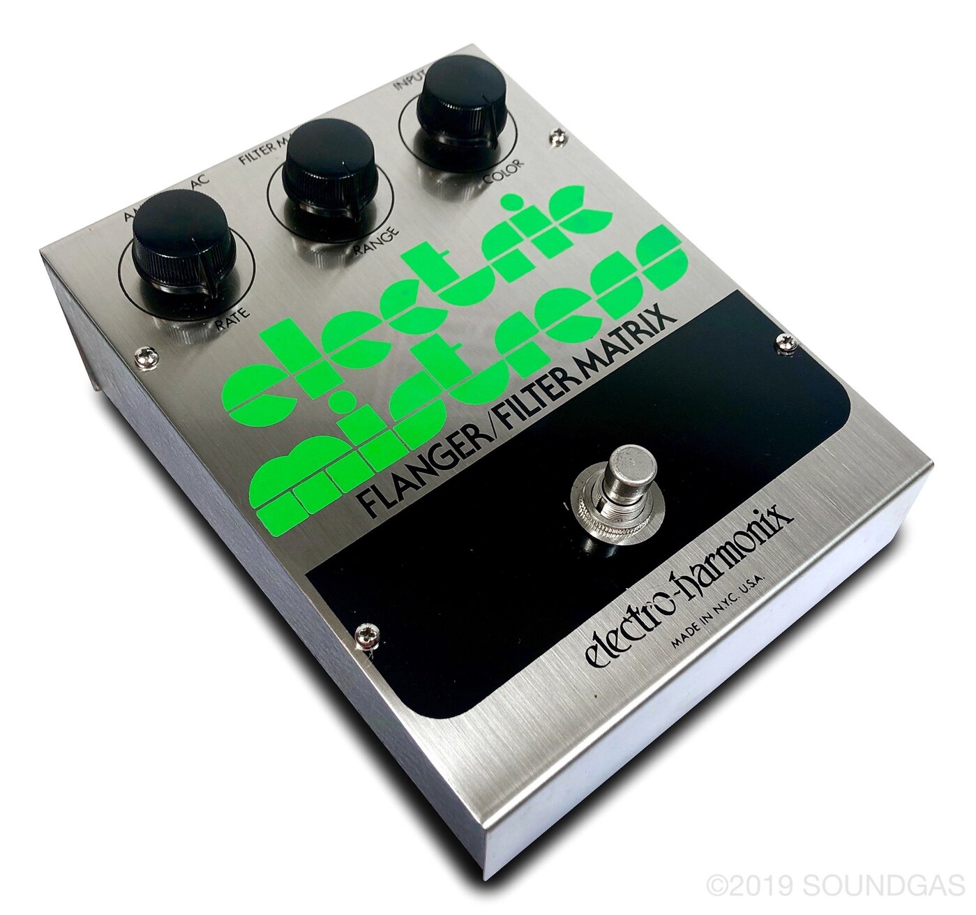 Electro Harmonix Electric Mistress effects pedal (1976–1981) - Fonts In Use