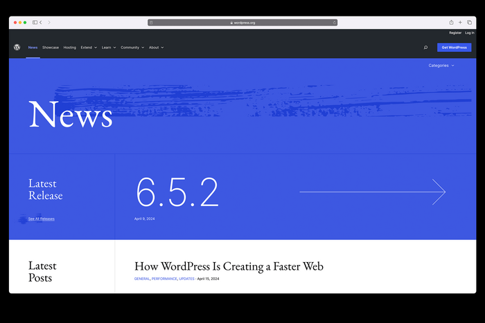 WordPress.org website (2024) 3