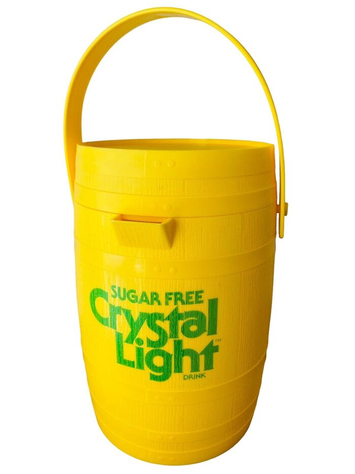 Crystal Light jug holder