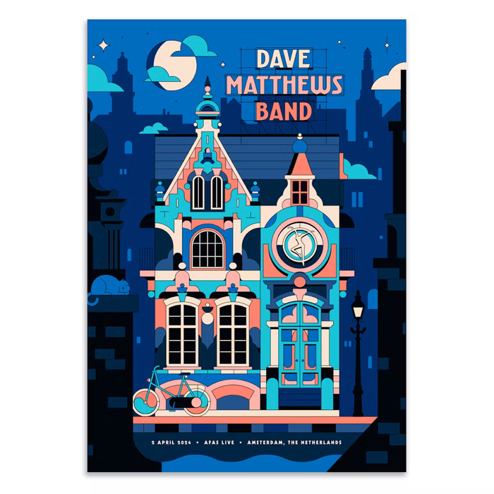 Dave Matthews Band at AFAS Live concert poster 2