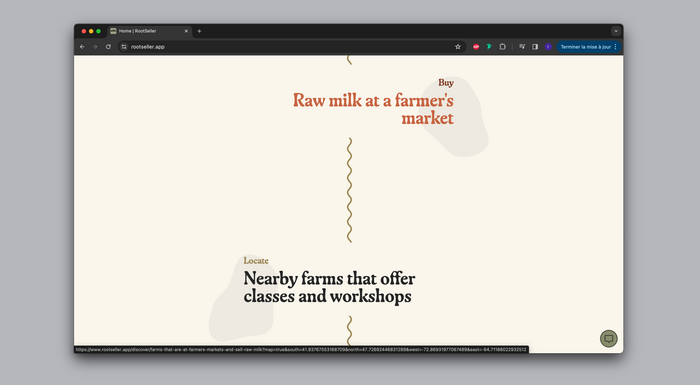 RootSeller website 2