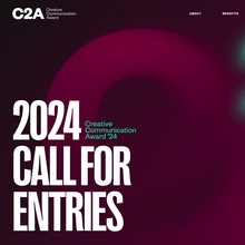 C2A – Creative Communication Awards website