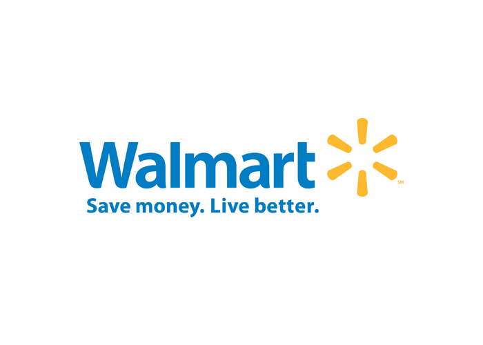 The logo with the slogan “Save money. Live better.”, which was introduced in 2008, too.