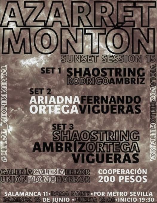 Azarret Montrose Impro Sessions  posters 5