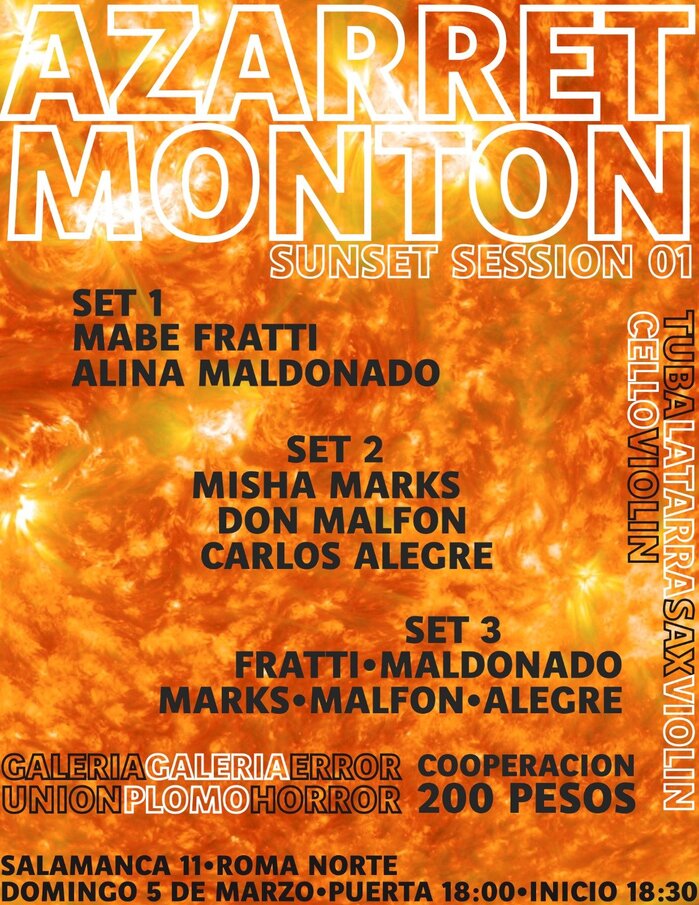 Azarret Montrose Impro Sessions  posters 6