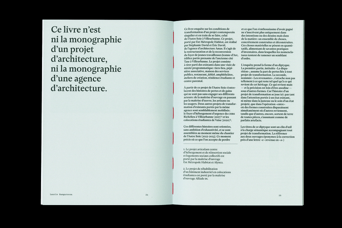 L’art d’accommoder les restes, Amas architecture 2