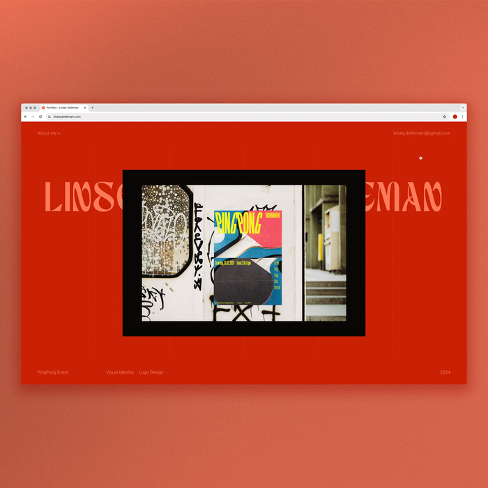 Linsey Dolleman portfolio website 5