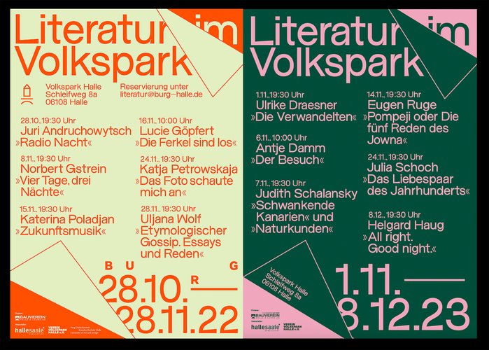 Literatur im Volkspark 2022 and 2023 4