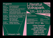 Literatur im Volkspark 2022 and 2023