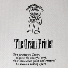 The Orsini Printer