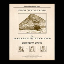 Gigi Williams – Live At Morocco Bound Bookshop concert poster