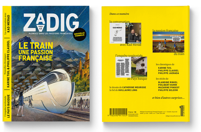 Front and back cover of Zadig n&deg; 17
