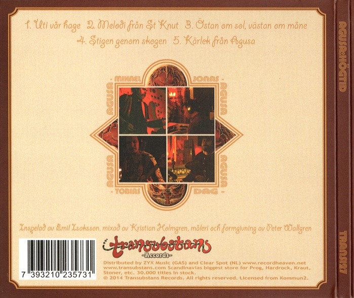 Back cover and spine of the CD digipak