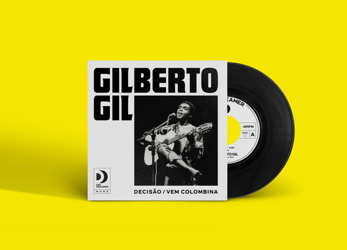 Gilberto Gil – “Decisão” / “Vem Colombina” single cover 1