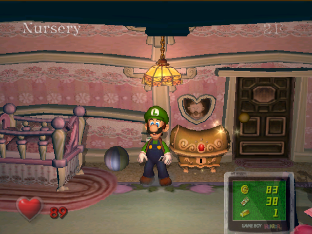 In-game screenshot, taken after defeating Chauncy but before retrieving the area key