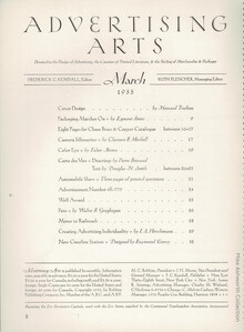 <cite>Advertising Arts</cite>, March 1935