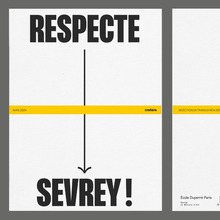 <cite>Respecte Sevrey<span class="nbsp">&nbsp;</span>!</cite> exhibition catalog