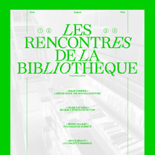 Les Rencontres de la Bibliothèque, École Duperré Paris