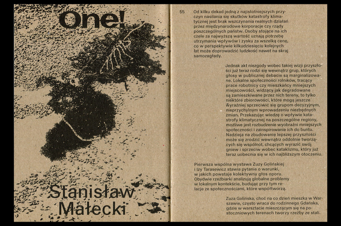 Zuza Golińska, Iza Tarasewicz – One / Them exhibition catalog 6