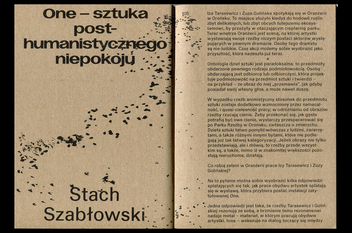 Zuza Golińska, Iza Tarasewicz – One / Them exhibition catalog 8