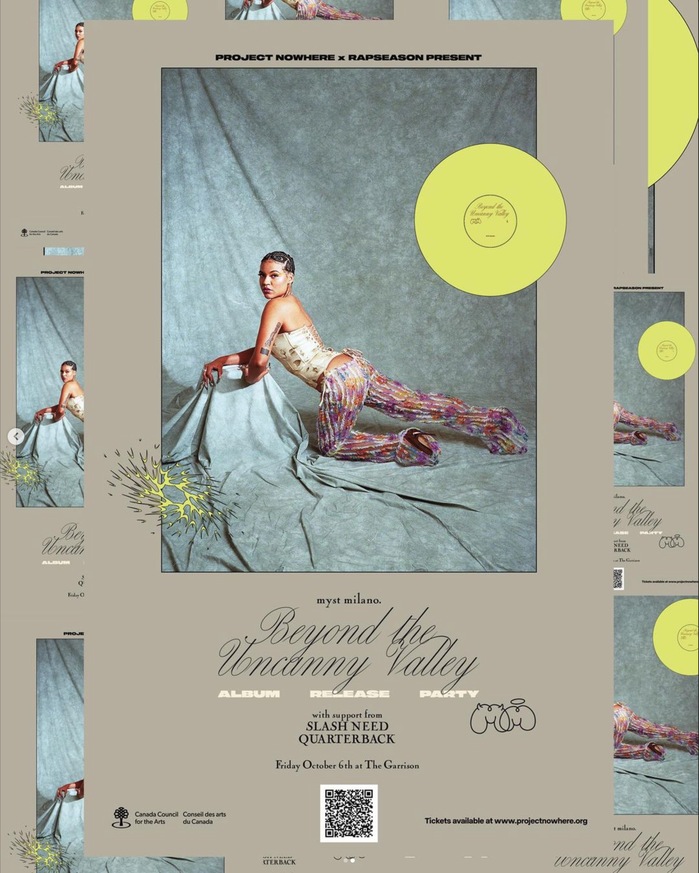 myst milano. – Beyond the Uncanny Valley album art and poster 2