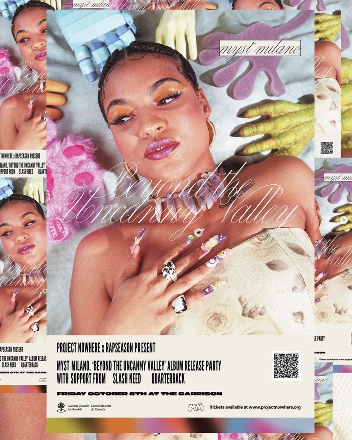 myst milano. – Beyond the Uncanny Valley album art and poster 1