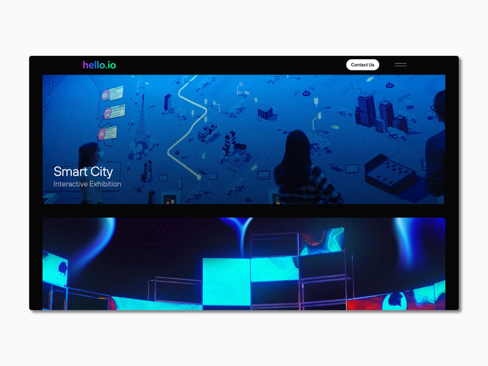 Hello I/O website 5