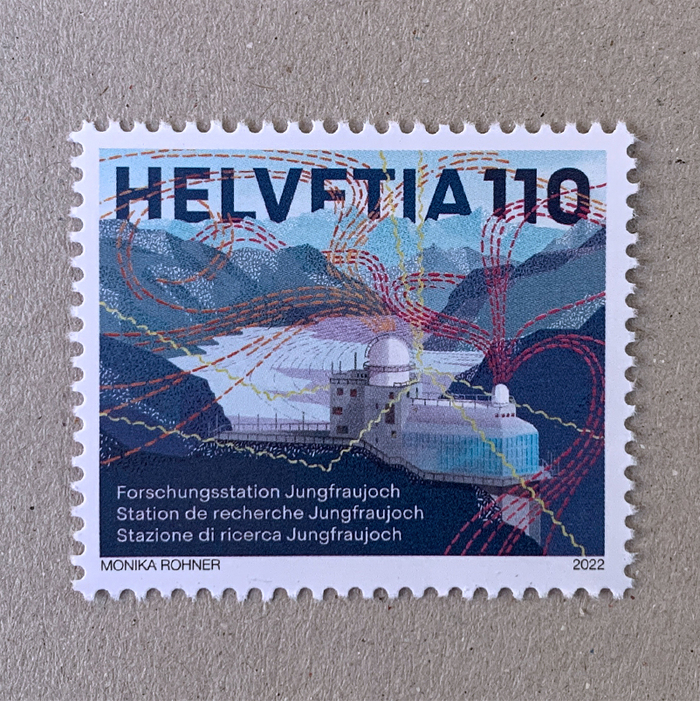 Forschungsstation Jungfraujoch stamp 1