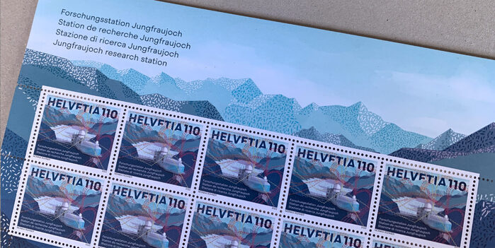 Forschungsstation Jungfraujoch stamp 2