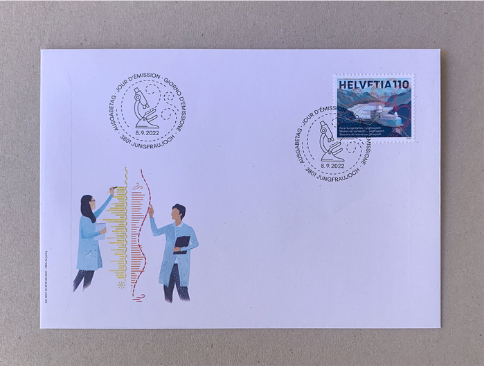 Forschungsstation Jungfraujoch stamp 3