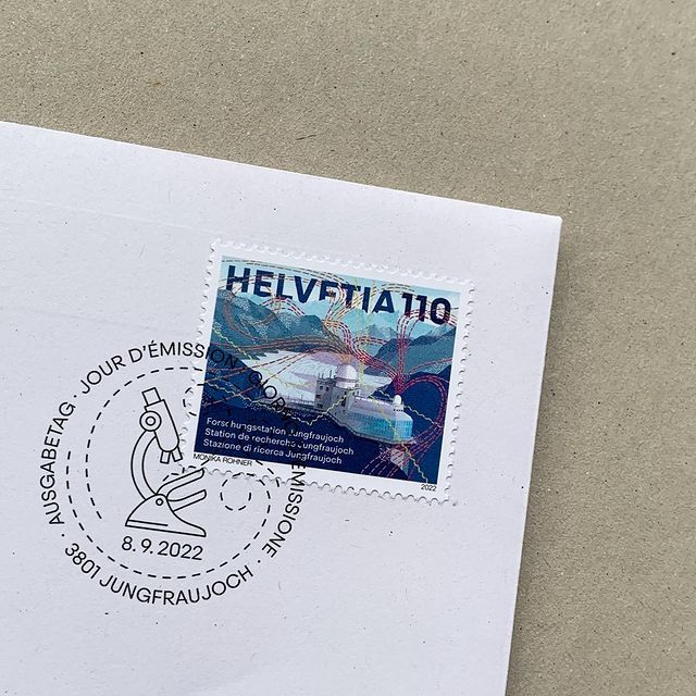 Forschungsstation Jungfraujoch stamp 4