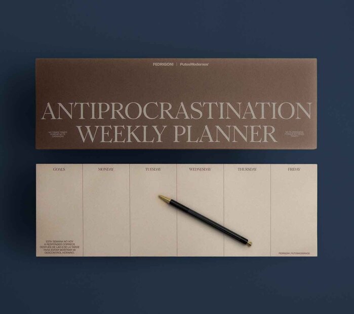 Antiprocrastination Weekly Planner 6
