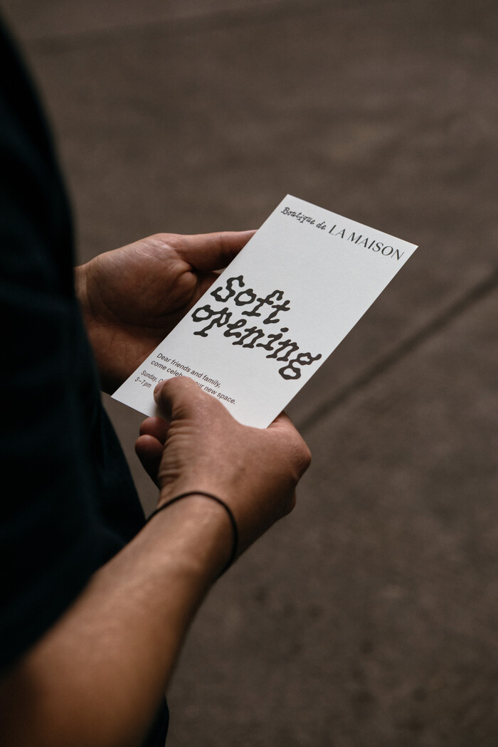 Invitation to the opening party