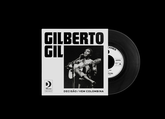 Gilberto Gil – “Decisão” / “Vem Colombina” single cover 2