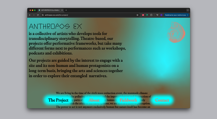 Anthropos Ex website 2