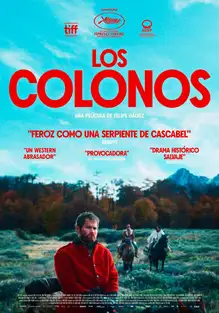 <cite>Los Colonos</cite> movie posters and titles