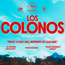 <cite>Los Colonos</cite> movie posters and titles