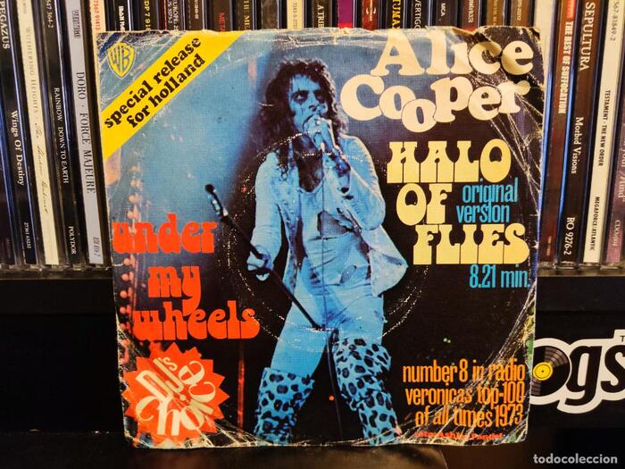 Alice Cooper – “Halo of Flies” / “Under My Wheels” single cover 2