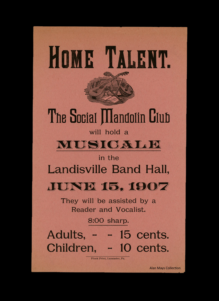 Home Talent broadside 2