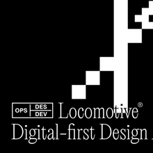 Locomotive portfolio website and visual identity