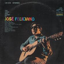 José Feliciano – <cite>The Voice and Guitar of José Feliciano</cite> album art