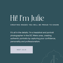 Julie Ciatti Photography website