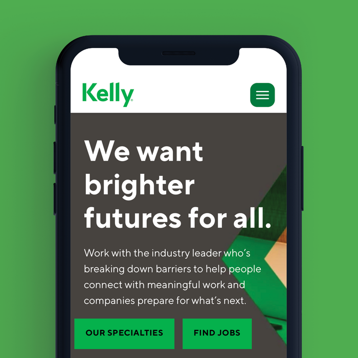 Kelly Services website (2023) 1