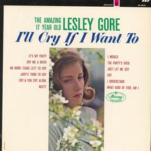 Lesley Gore – <cite>I’ll Cry If I Want To</cite> album art