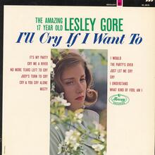 Lesley Gore – <cite>I’ll Cry If I Want To</cite> album art