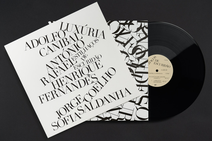 Vinyl cover, inner sleeve, and vinyl label