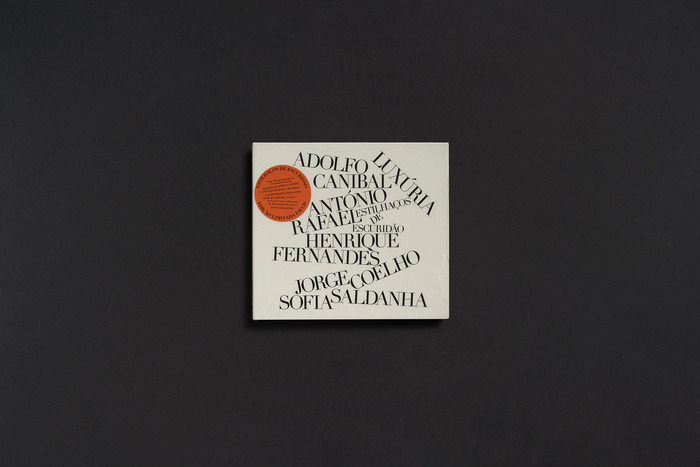 CD cover with orange sticker