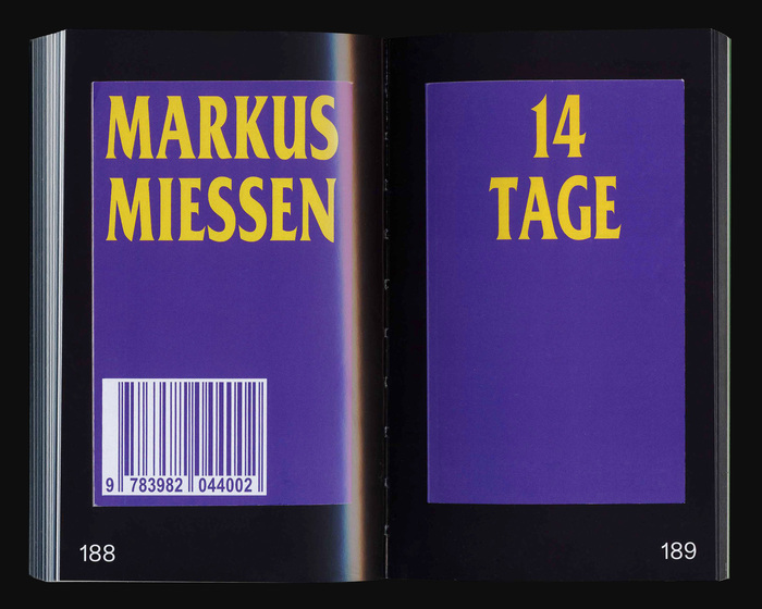 Notes on Book Design by Formal Settings 14